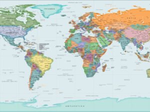 παγκόσμιος χάρτης Ελληνικά