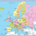 Πολιτικός χάρτης Ευρώπης στα Ελληνικά