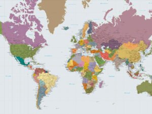 μεγάλος χάρτης του κόσμου