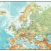 γεωφυσικός χάρτης Ευρώπης