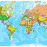 παγκόσμιος χάρτης στα Ελληνικά λεπτομερής