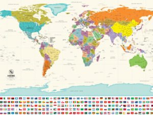 Παγκόσμιος χάρτης Ελληνικά