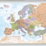 Λεπτομερής χάρτης Ευρώπης