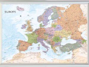 Λεπτομερής χάρτης Ευρώπης