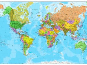 Παγκόσμιος χάρτης λεπτομερής